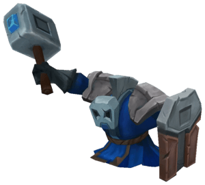 Render of Melee minion Wild Rift