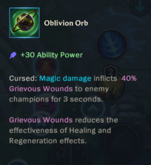 Oblivion Orb Wild Rift Item