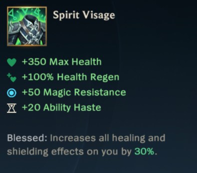 Spirit Visage Wild Rift Item