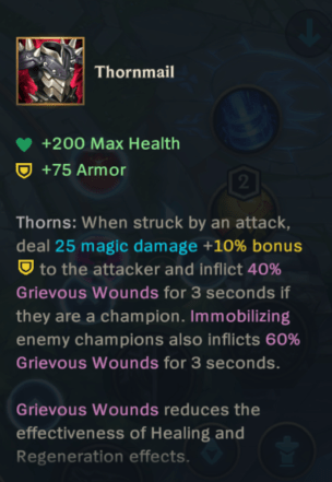 Thornmail Wild Rift Item