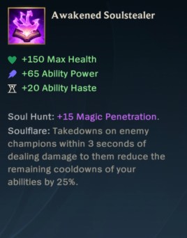 Awakened Soulstealer Wild Rift Item