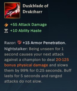 Duskblade of Drakhtarr Wildrift Item