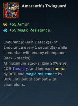 Amaranth's Twinguard Wild Rift Item